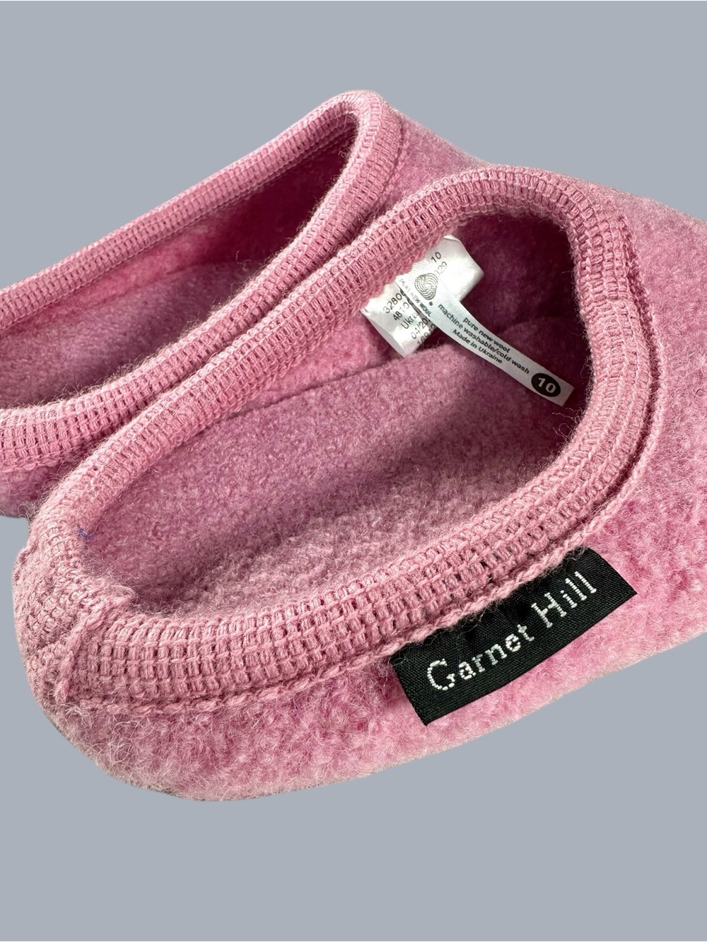 Garnet Hill Women’s Haflinger Classic Boiled Wool Slippers - Picture 12 of 15